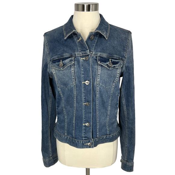 VINCE CAMUTO Blue Denim Jacket SZ MD - Picture 1 of 11
